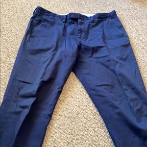J crew navy khakis